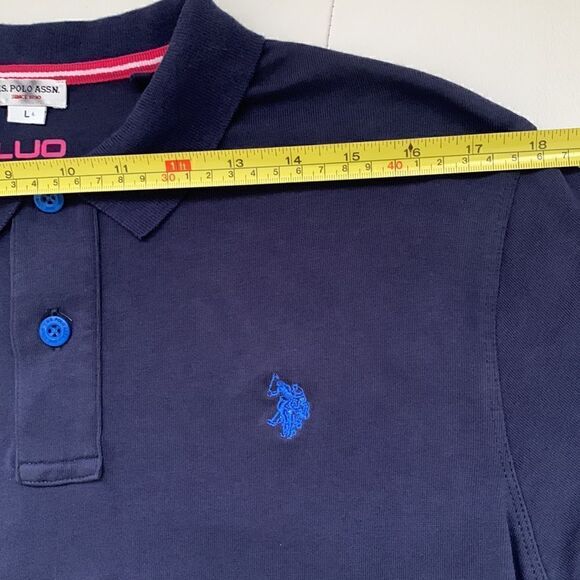 U.S.Polo Assn Cotton Long Sleeve Embroidered Logo Shirt Size L - Picture 2 of 11